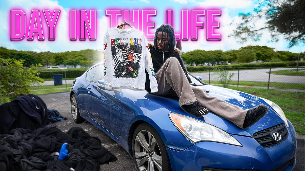 day in the life of a TEEN clothing brand owner