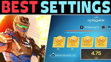 SPLITGATE - BEST PC SETTINGS (INC CONTROLLER)
