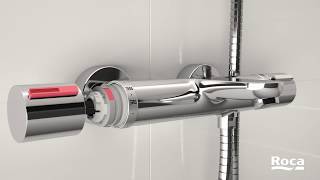 Griferías termostáticas exteriores - Ajuste de temperatura | Roca