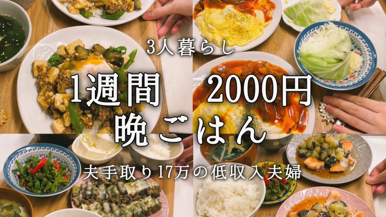 Budget Recipes] 1 Week of Meals for 2 for $15 [Weekly Breakdown