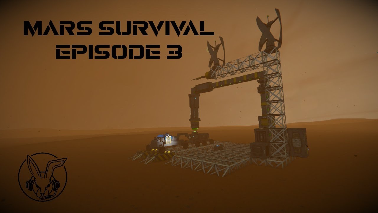 Space Engineers Mars Survival (Episode 3) - Figuring Out My Logistics ...