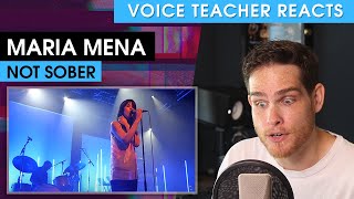 Voice Teacher Reacts to Maria Mena - Not Sober
