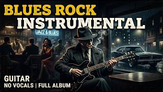 Relaxing Blues Rock for Night Drive - Blue Echoes Through the Empty Streets After Midnight Tonight