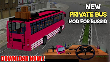 new private bus mod for bus simulator Indonesia | new capella bus mod for bussid | private bus mod