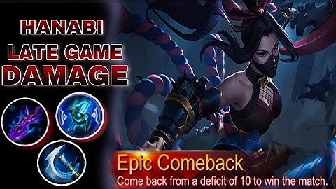 Epic Comeback Hanabi Late Game damage  |Limster