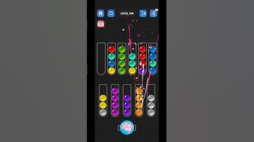 Lv 249 Ball Sort Puzzle - Color Game / 顏色分類遊戲 / ボールソーティングパズル (Guru Game)  #ballsortpuzzle