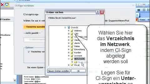 CI-Sign Email Signatur installieren