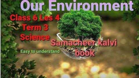 Class 6th/ Our environment / Ln 4 Science/ Samacheer kalvi l Term 3 lexplain in bilingual