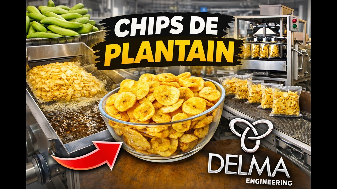Plantain Chips Processing Factory – Full Production Line