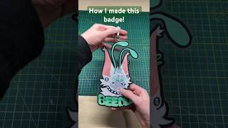 How I made a badge for my newest mask! {#howtomake #fursuit }