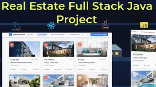 Learn To Build a REAL ESTATE HUB Multi-Vendor eCommerce Platform with Spring Boot and React