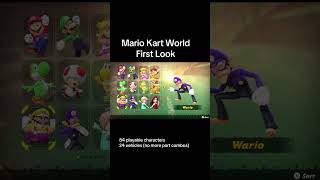 Mario Kart WorldFirst Look