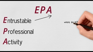 What is an Entrustable Professional Activity (EPA) for Anesthesia? - Dr Lisa Bahrey explains.