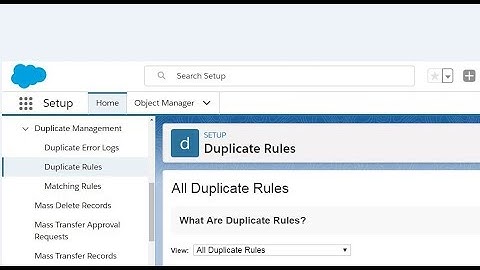 Lightning Duplicate Rules for Accounts 101.2