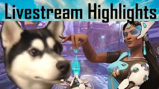 Symmetra Gameplay Featuring Doggo | Saturday Overwatch Livestream Highlights!