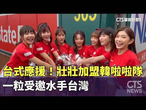 台式應援！壯壯加盟韓啦啦隊 一粒受邀水手台灣日｜華視新聞 20240427