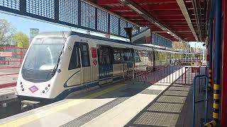 Metro de Madrid: 3163 saliendo de Aluche L5