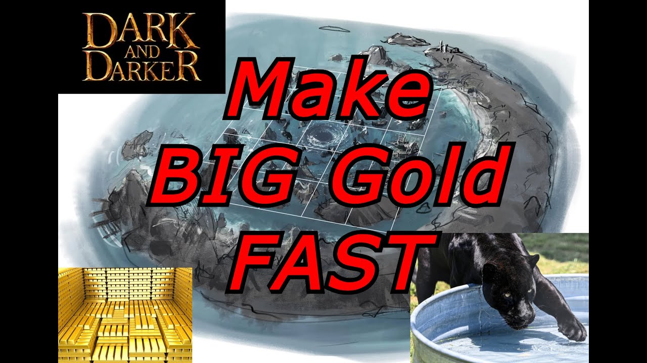 Make BIG gold on Water Map in 20 Minutes! (Dark and Darker Full Gameplay Guide)