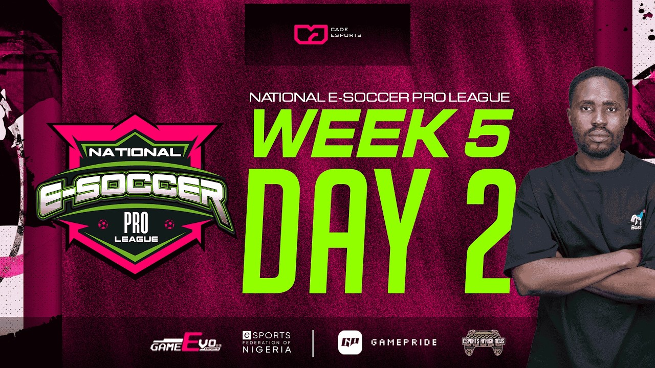 [EN] NATIONAL ESOCCER LEAGUE | PRO LEAGUE  DIVISION 2  | WEEK 5 DAY 2