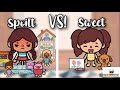 Spoilt Vs. sweet | Toca Boca stories