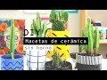 CÓMO HACER MACETAS DE CERÁMICA FRÍA/ WenDIY