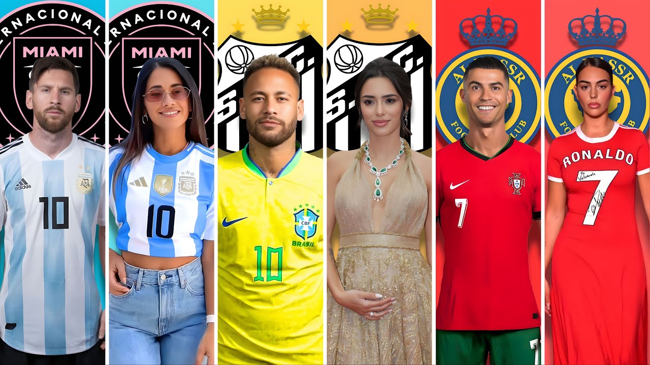 Comparison: Ronaldo vs Messi vs Neymar Partners 2025 Update | Georgina, Antonella, Bruna Biancardi