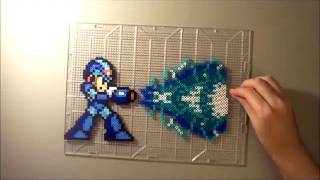 Mega Man X Perler Bead Time Lapse
