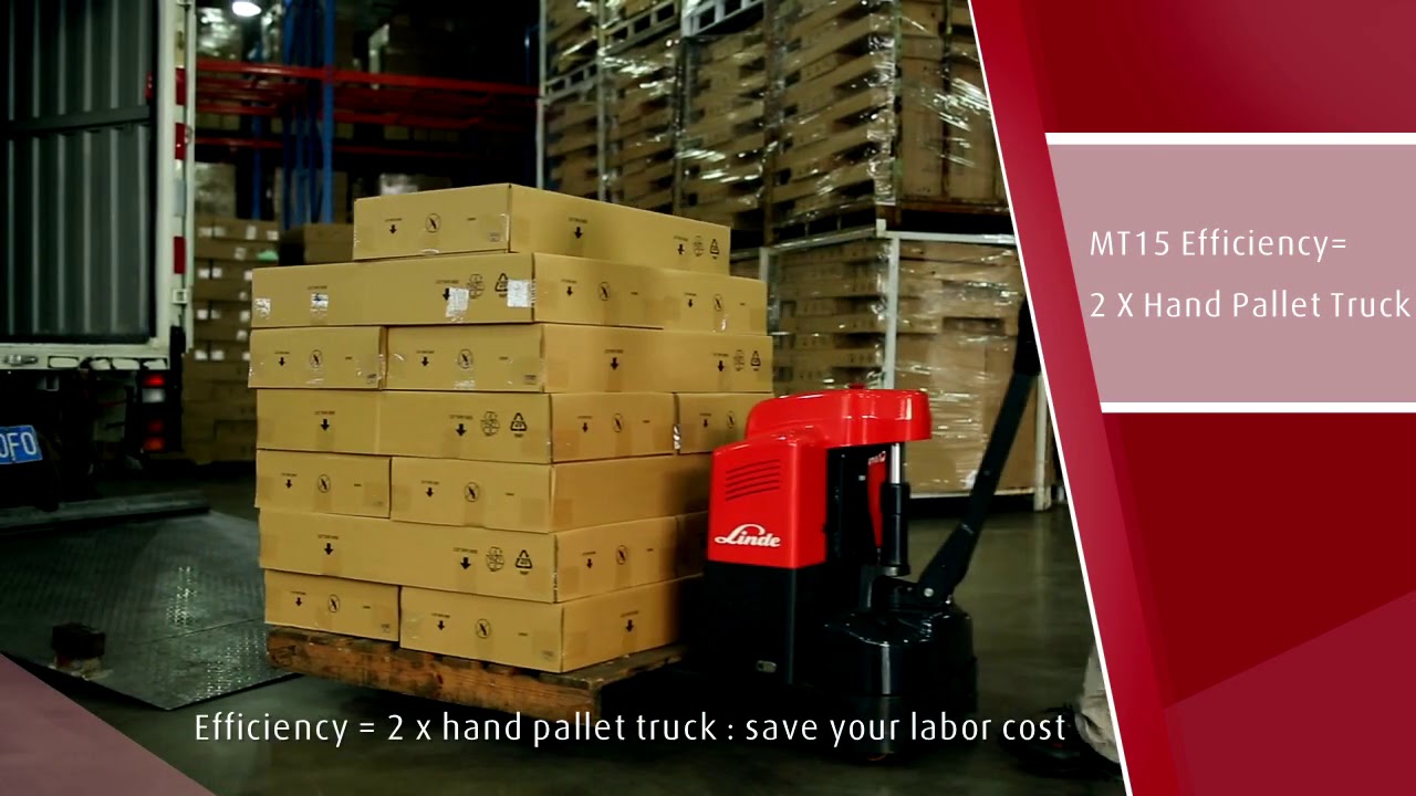 Linde MT15 Electric pallet truck YouTube