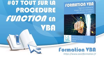 Tout sur les procédures Function en VBA [#07 FORMATION EXCEL VBA COMPLETE]