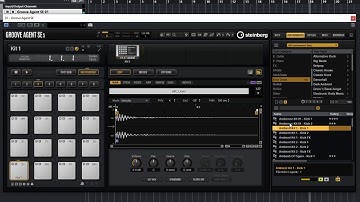 Cubase Groove Agent, how to select & load individual drum sounds.