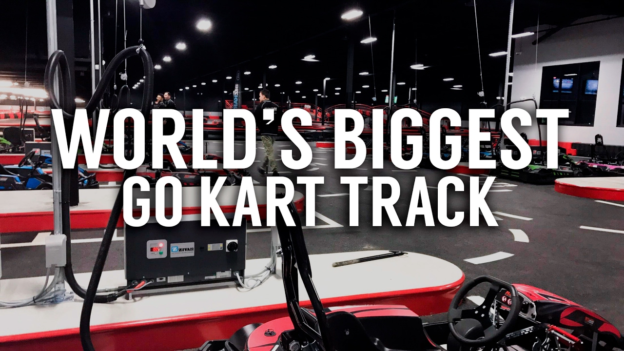 World S Biggest Indoor Go Kart Track Youtube
