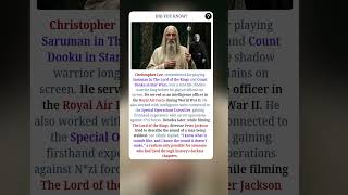 Christopher Lee Was a Real-Life Spy Before Hollywood