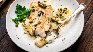The Easiest Summer Fish Recipe - Cod Piccata