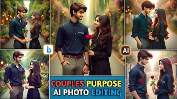 Couples Purpose Ai Photo Editing | Bing Images Creators New Trends | Trending Reels Photo Editing ||