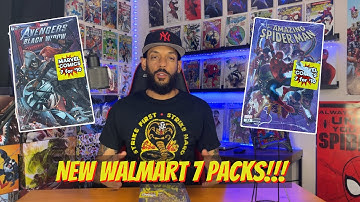 NEW WALMART COMIC BOOK 7 PACKS!!!