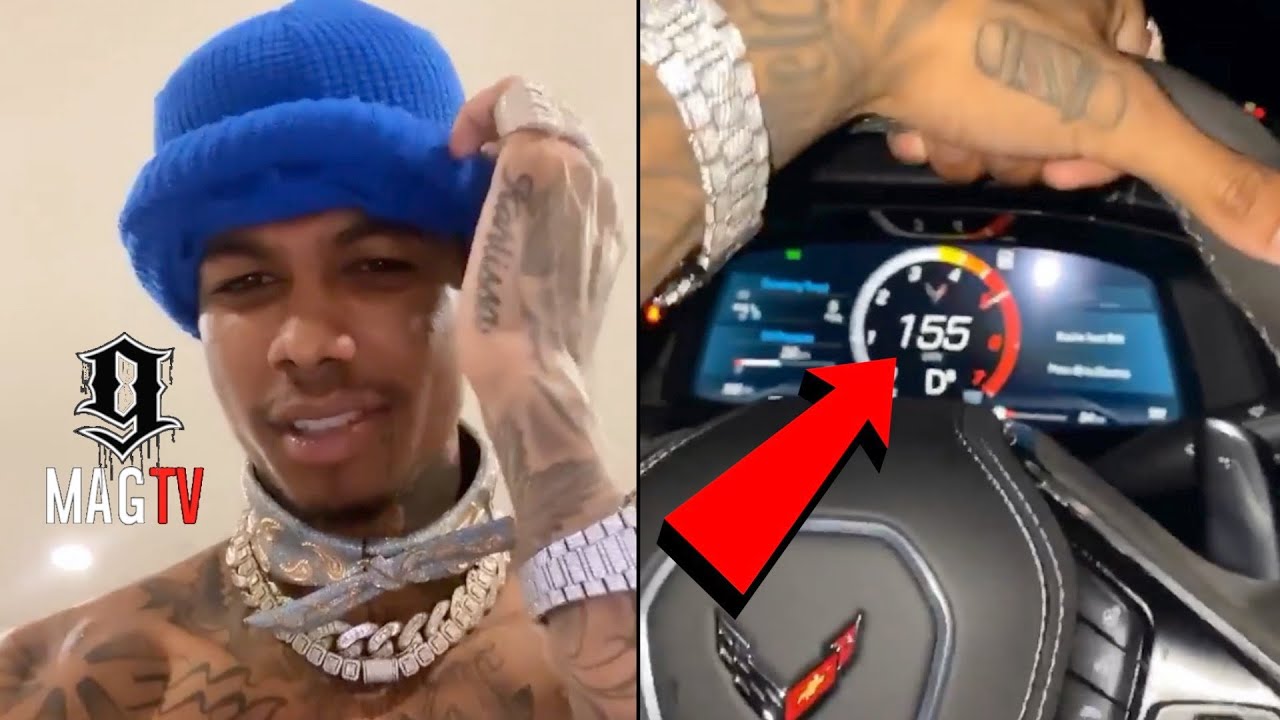 Blueface Does 157 Mph In His New C8 Corvette 🚙 Youtube