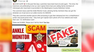 Washington County Sheriff warns of ankle monitor scam