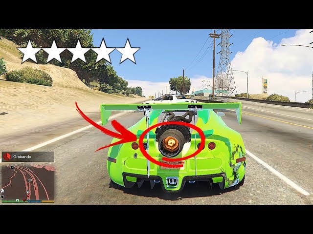 Qué pasa si ponemos un cohete en el coche en GTA 5 ? Grand theft Auto V Funny Mod -