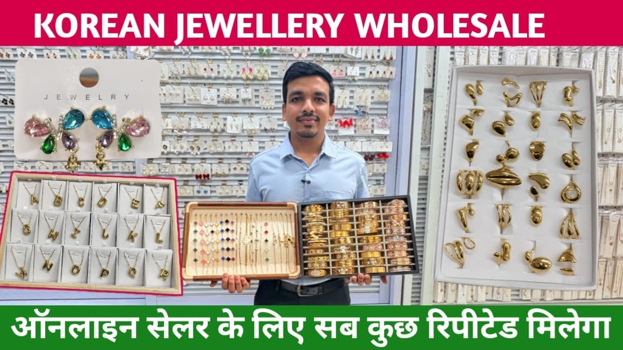 Mumbai's BEST Wholesale Jewellery Market for Stainless Steel Anti Tarnish Korean Jewellery Wholesale
