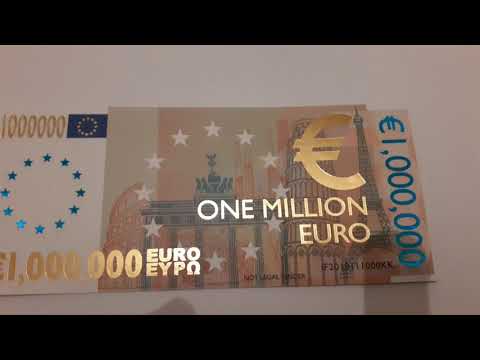 One million euro bill