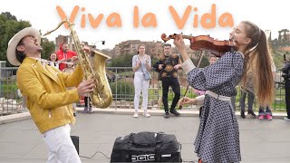 Viva La Vida  Coldplay | Sax and Violin | Daniele Vitale & Karolina Protsenko