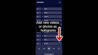 Using the Showcase Holograms App screenshot 1
