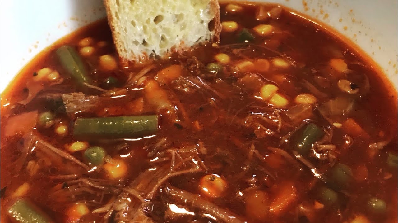 How To Make Beef Vegetable Soup YouTube