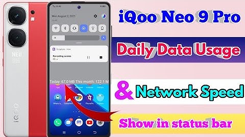 iqoo neo 9 pro data usage settings, iqoo neo 9 pro data speed setting