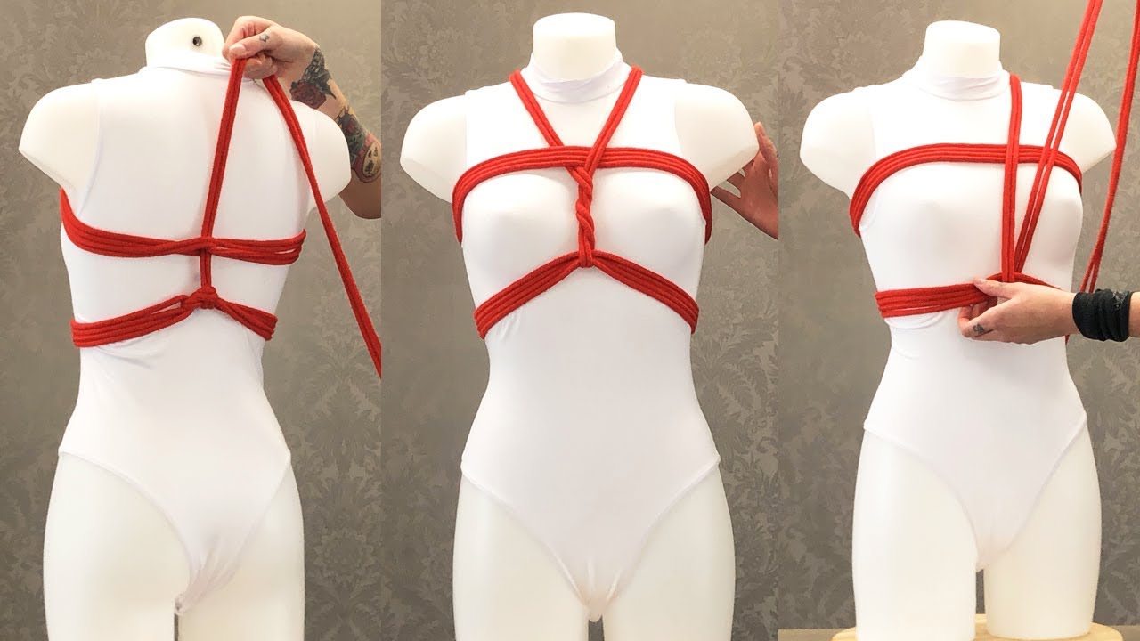 Shinju Chest Harness Shibari Bondage Ropework Restraint Tutorial Pulse and ...
