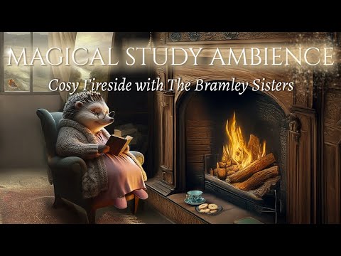 Magical Study Ambience - Cozy Fireside with the Bramley Sisters - YouTube