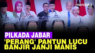 [FULL] Momen Lucu Para Cagub Perang Pantun Usai Ambil Nomor Urut, Janji Manis Bertebaran