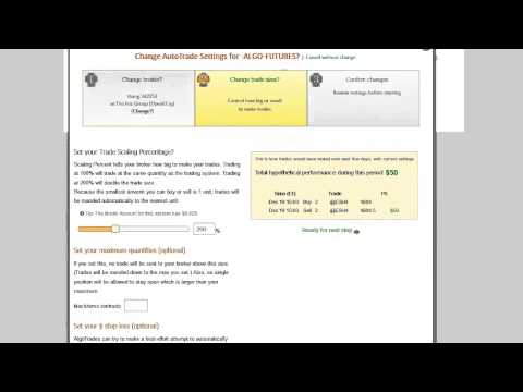 AlgoTrades Automated Trading System - How To Setup AutoSync in 5 Minutes