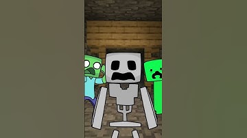 Thumbnail of Switching to Peaceful Mode in Minecraft (Animated #shorts)