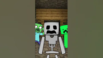Switching To Peaceful Mode In Minecraft Animated Shorts 
